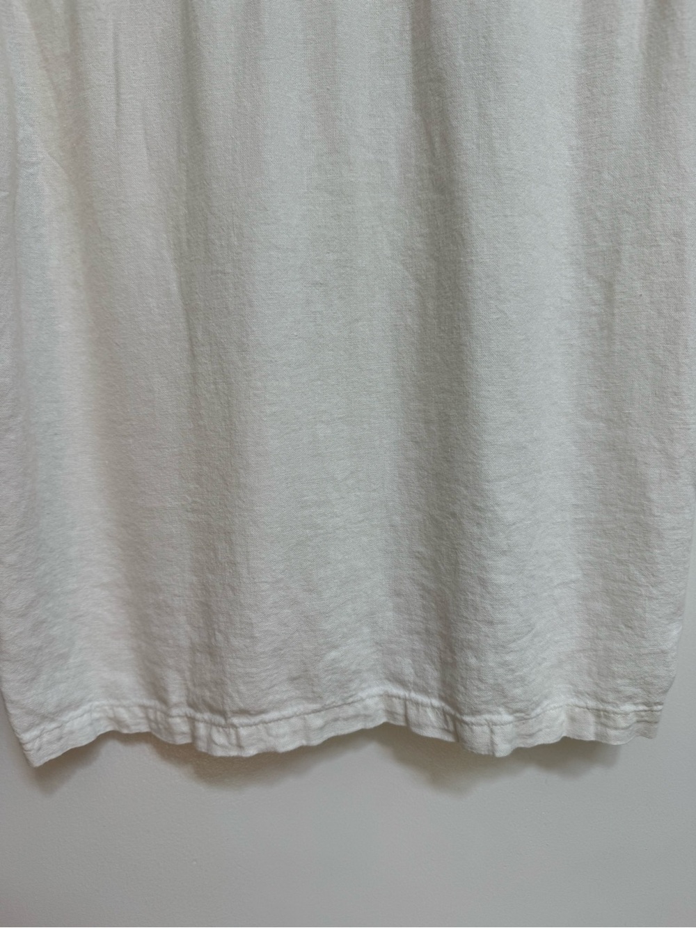 We Wore What Linen Blend Button Down Short Sleeve Blouse Top Women Medium White - Picture 8 of 12